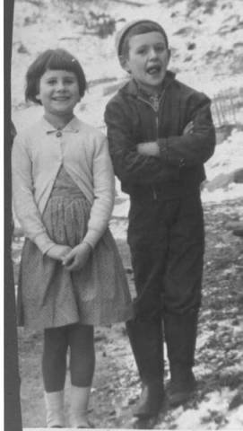 170: l-r Deneise and Calvin Kerrivan. (1964) [courtesy of Jenny (Kerrivan) Harvie]  - Deneise daughter of Joseph Kerrivan &amp;amp; Madeline Bennett; Calvin son of Leo  Kerrivan &amp;amp; Sadie Norman